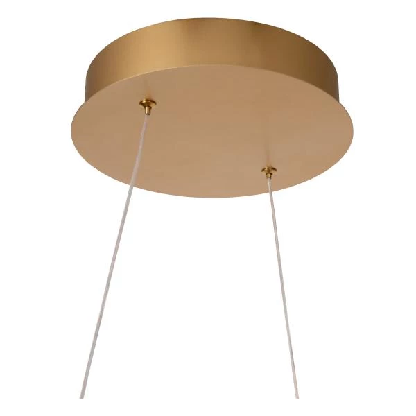 Lucide Premium LAMBADA - Pendant light - LED Dim. - 2x55W 2700K/3200K - Matt Gold / Brass - detail 4